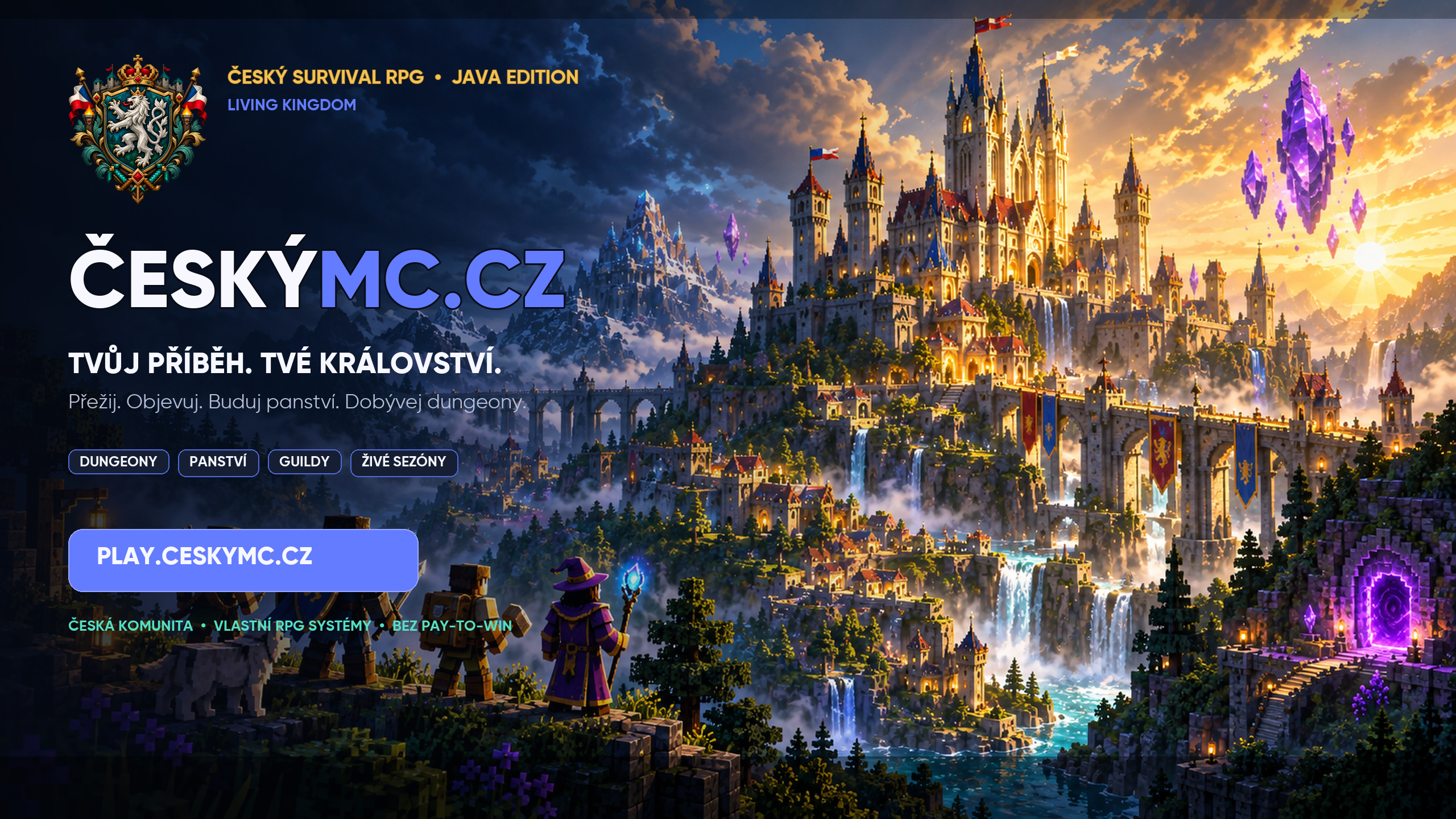 ČeskýMC.cz – Tvůj příběh. Naše království.